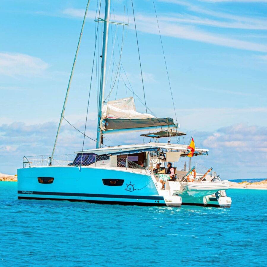 Catamaran with captain